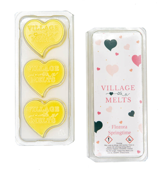 3x Flozora Springtime Wax Melts - Village Wax Melts