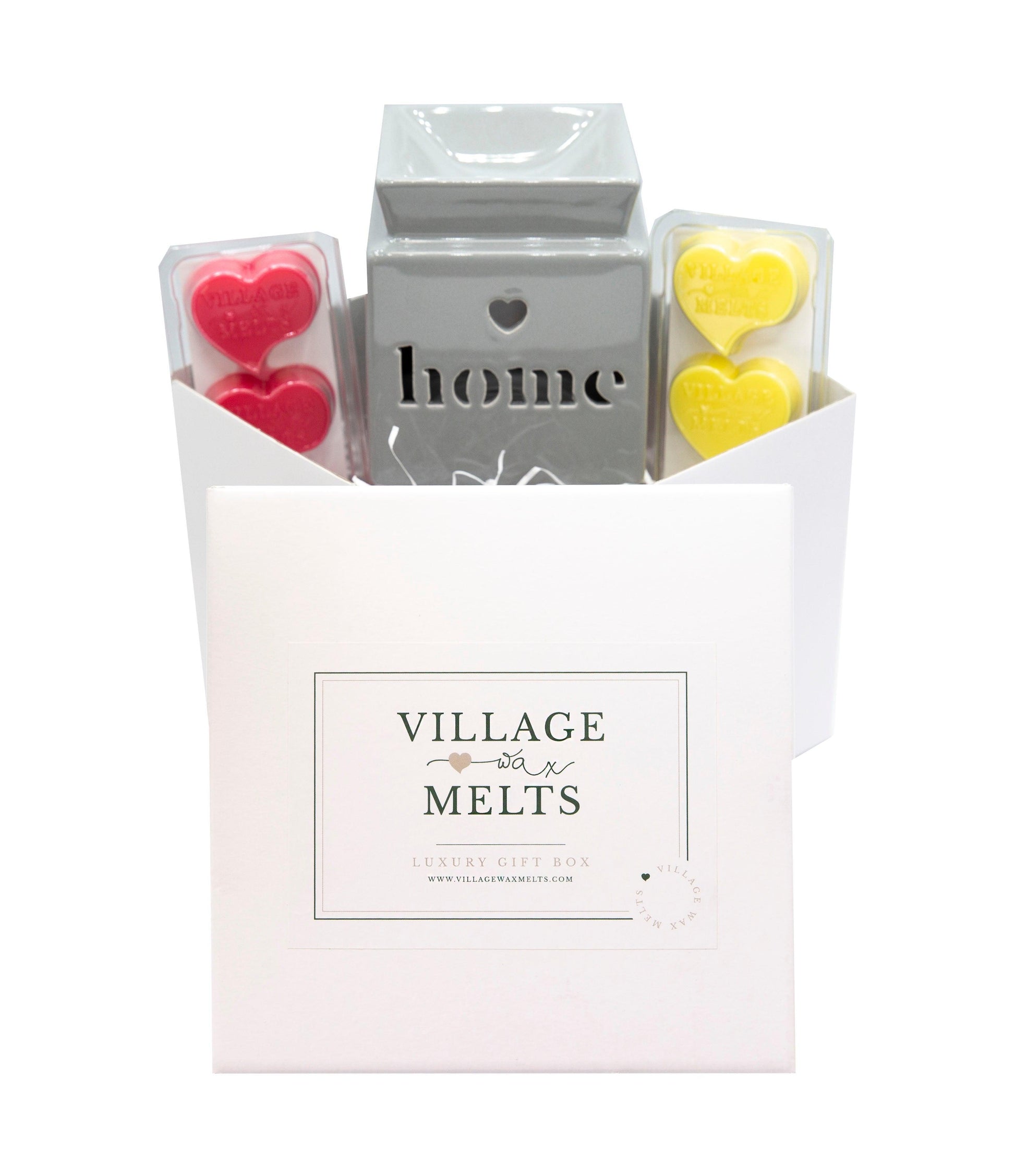 Home Wax Burner Gift Set (Grey) - Village Wax Melts