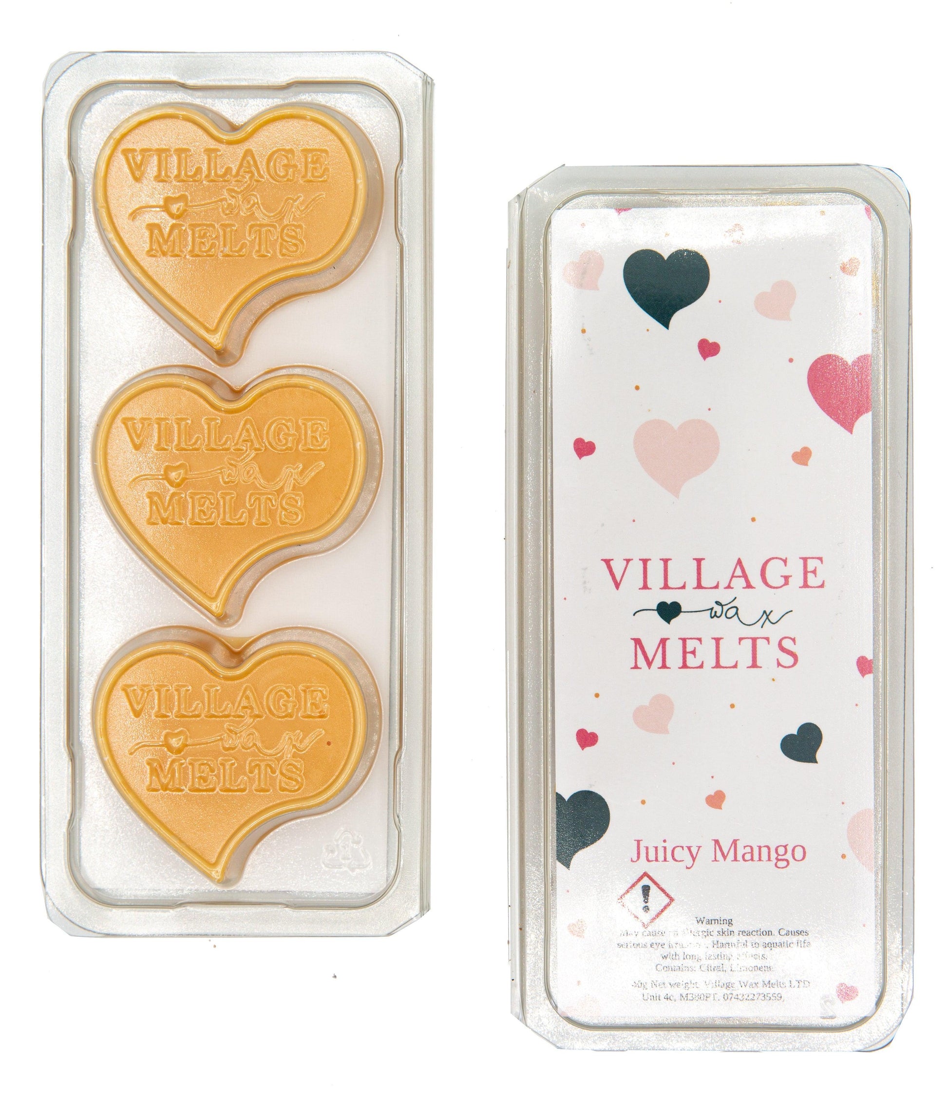 3x Juicy Mango Wax Melts - Village Wax Melts