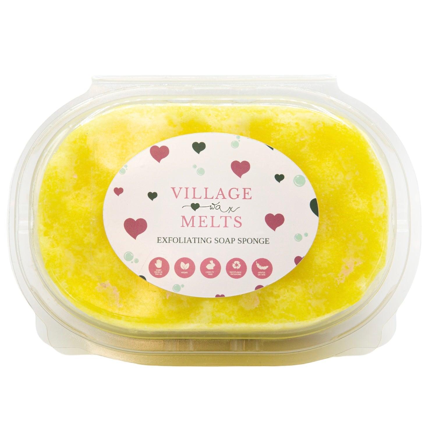 Lemon Have a Bath Exfoliating Soap Sponge - Village Wax Melts