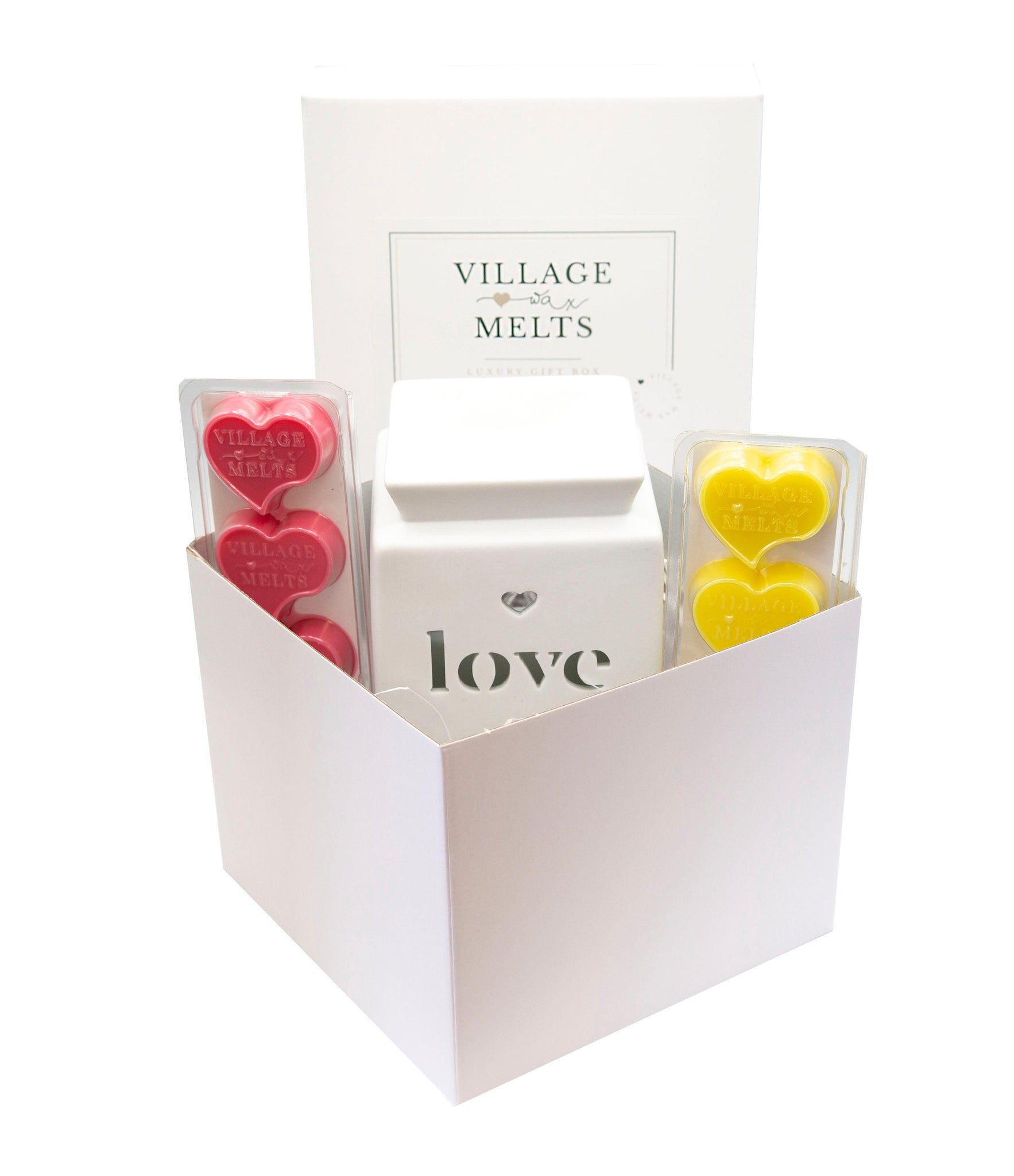 Love Unique Wax Warmer Gift Set (White) – Village Wax Melts