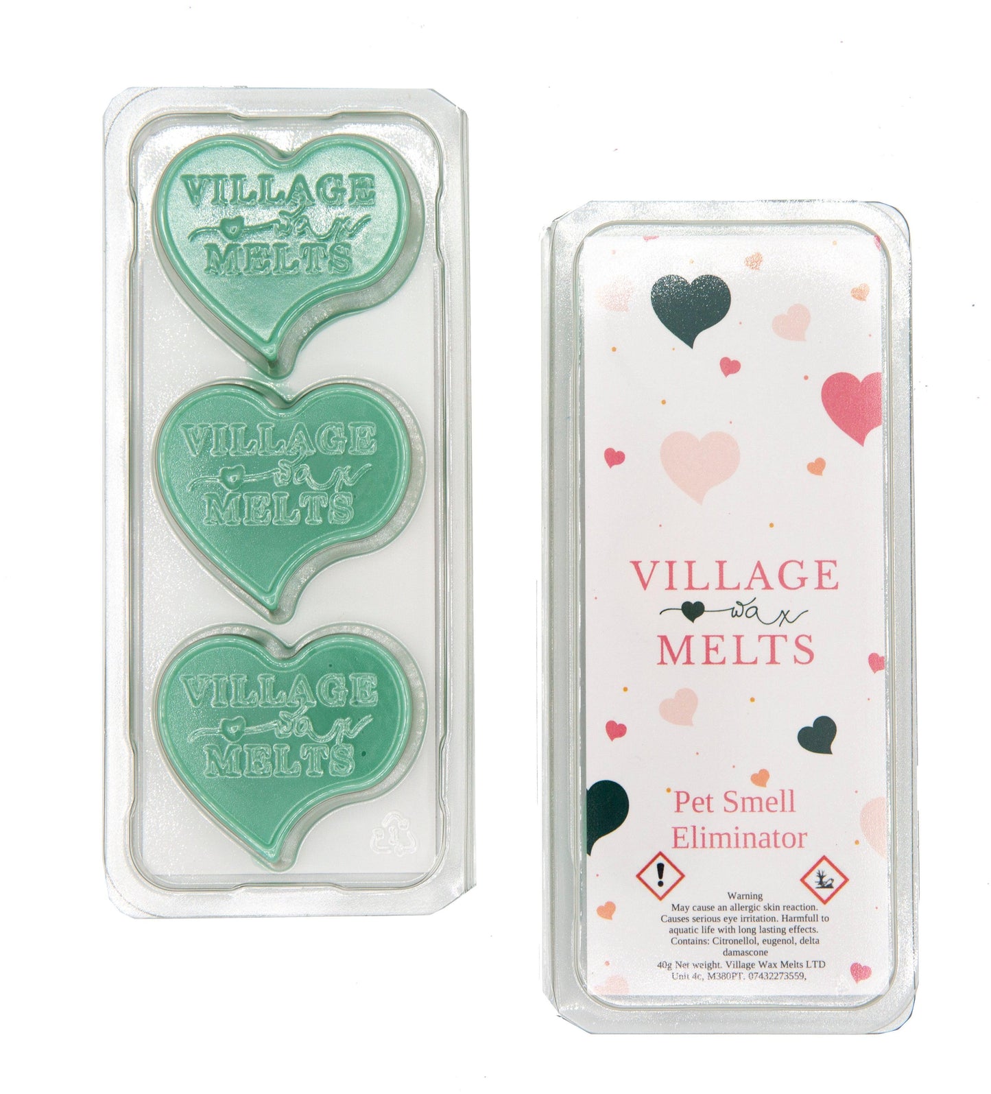 3x Pet Smell Eliminator Wax Melts - Village Wax Melts