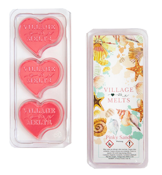 3x Pinky Sands Wax Melts - Village Wax Melts