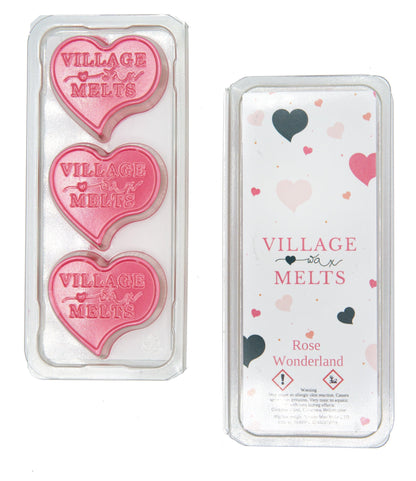 3x Rose Wonderland Wax Melts - Village Wax Melts