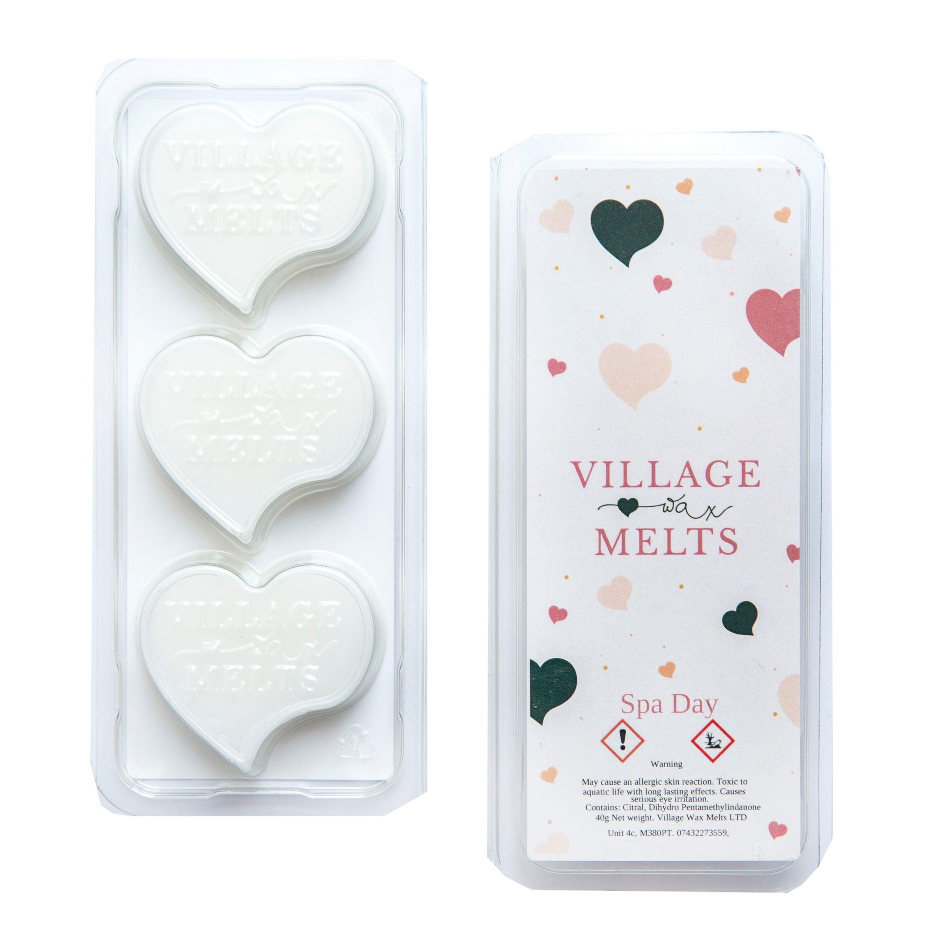 3x Spa Day Wax Melts - Village Wax Melts