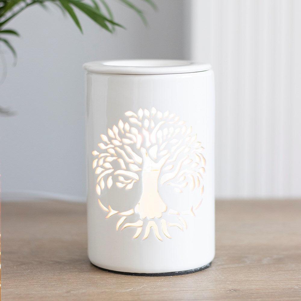 White electric wax clearance warmer