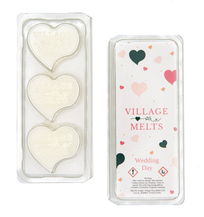 3x Wedding Day Wax Melts - Village Wax Melts