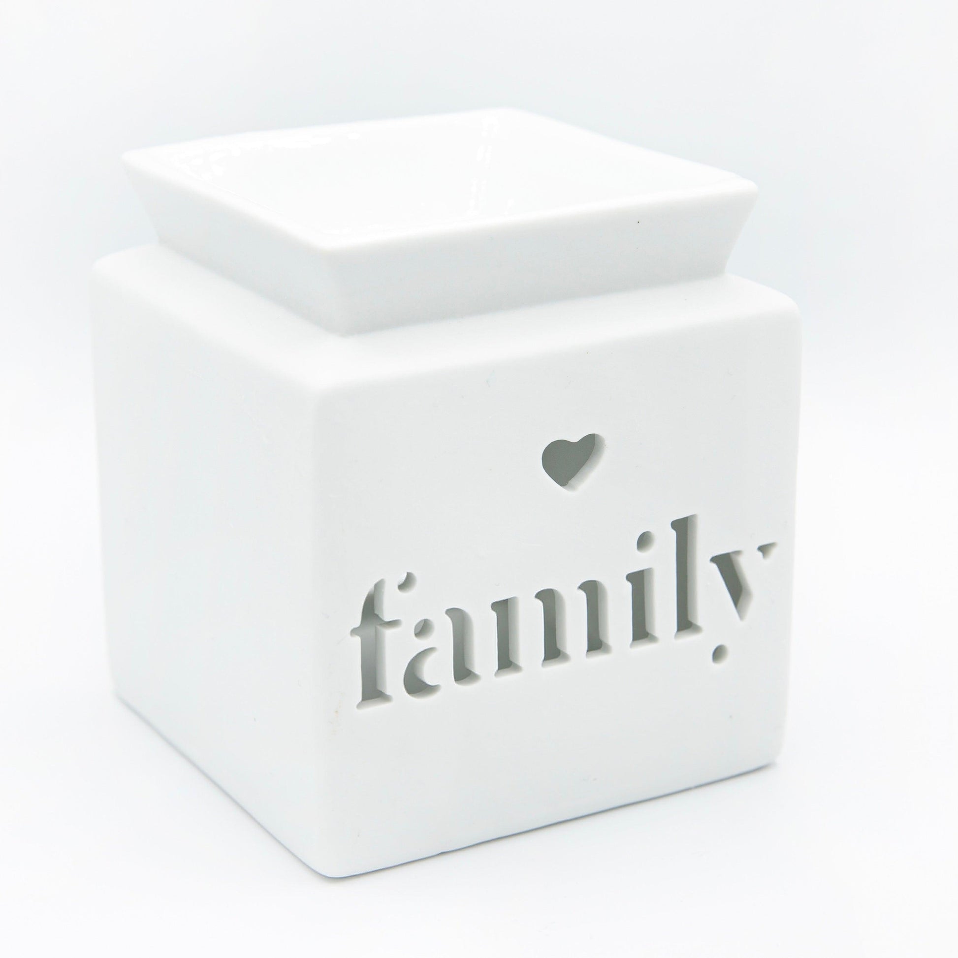 White Family Cut Out Wax Melt Warmer - Village Wax Melts