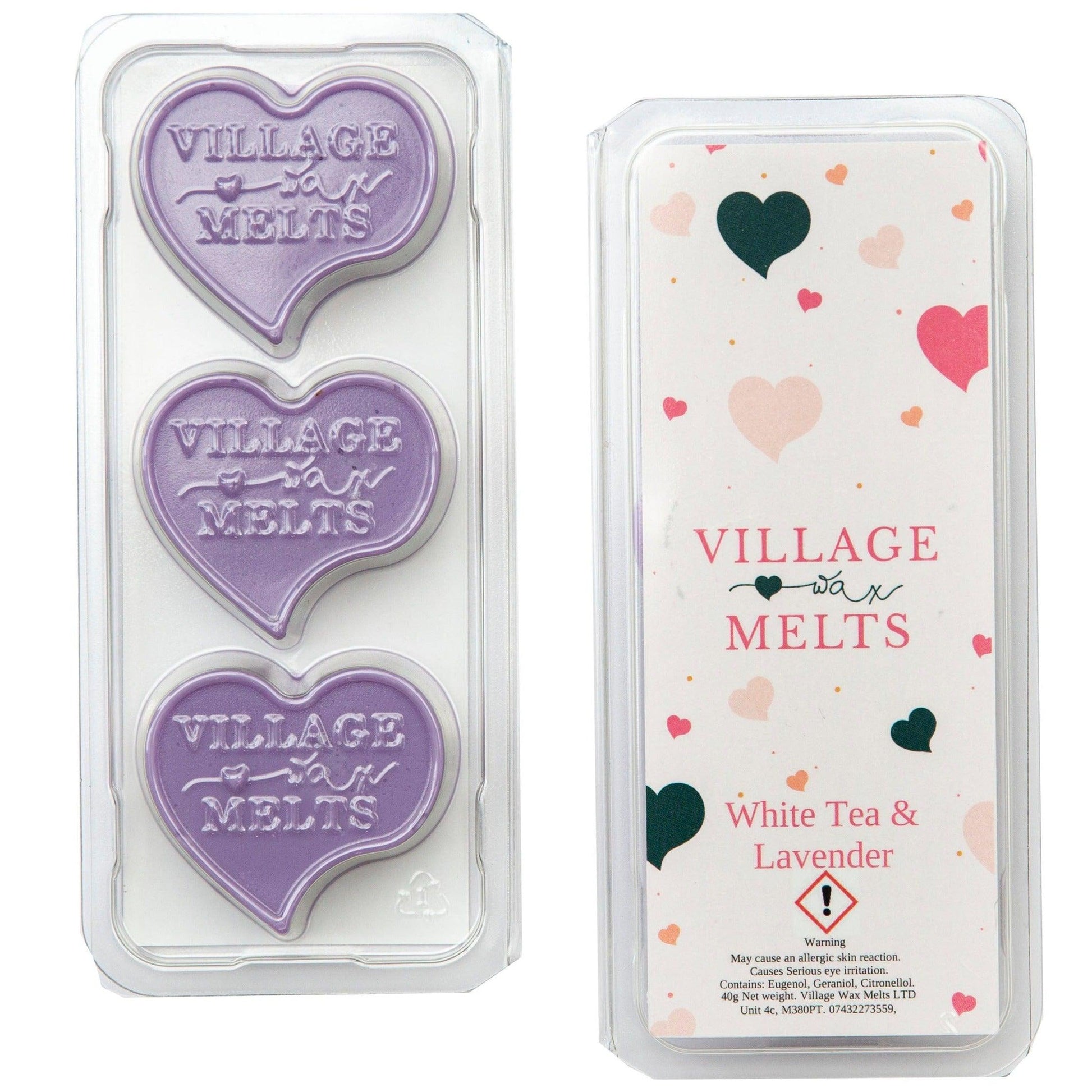 3x White Tea & Lavender Wax Melts - Village Wax Melts